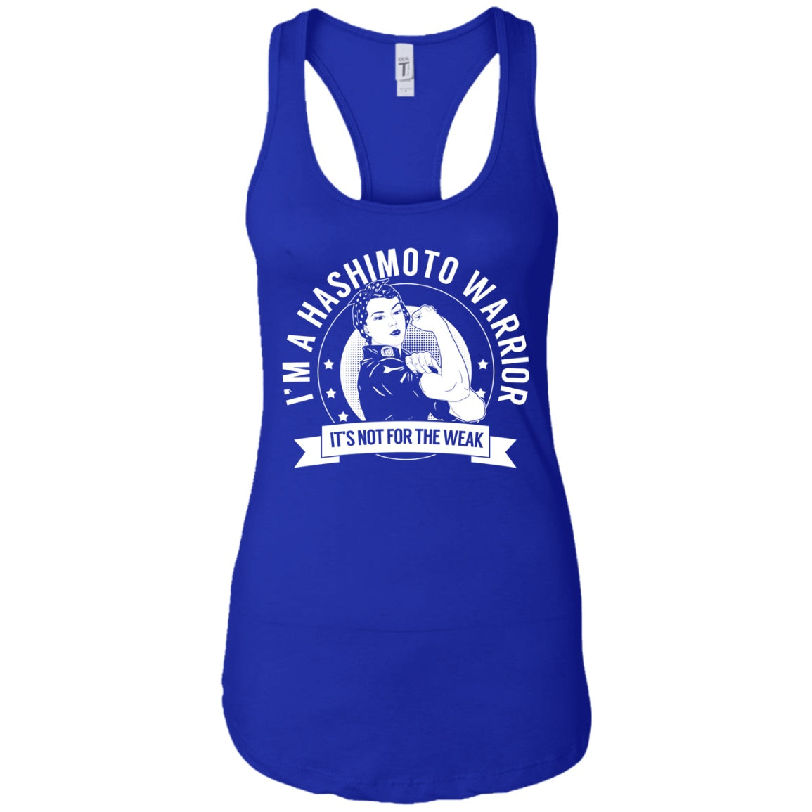 Hashimoto&#39;s Disease - Hashimoto Warrior NFTW Ideal Racerback Tank - The Unchargeables