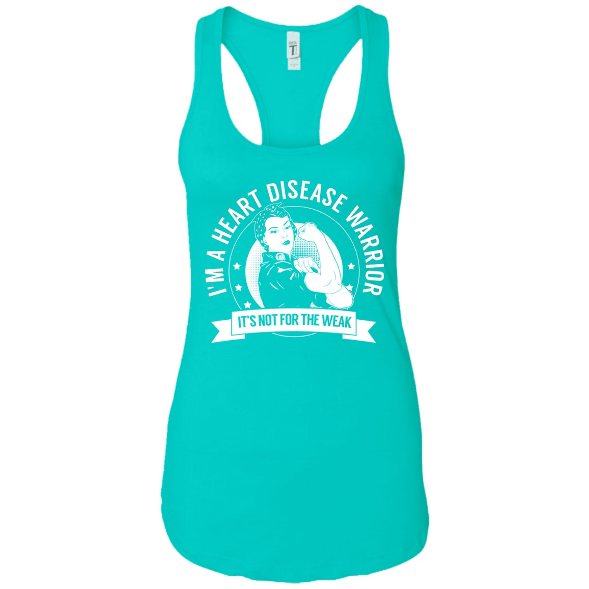 Heart Disease Warrior NFTW Ideal Racerback Tank - The Unchargeables