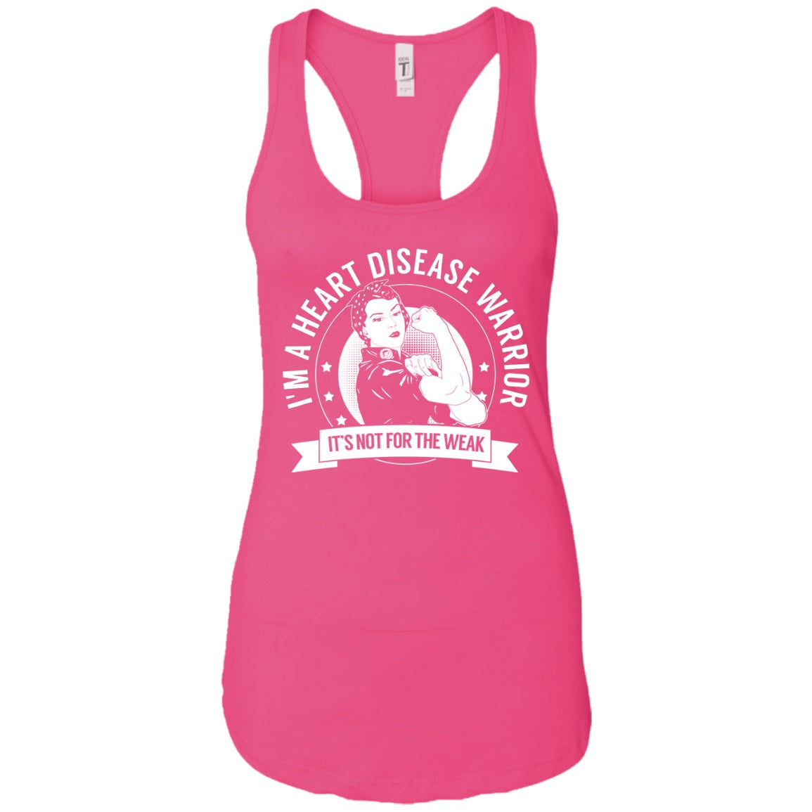 Heart Disease Warrior NFTW Ideal Racerback Tank - The Unchargeables