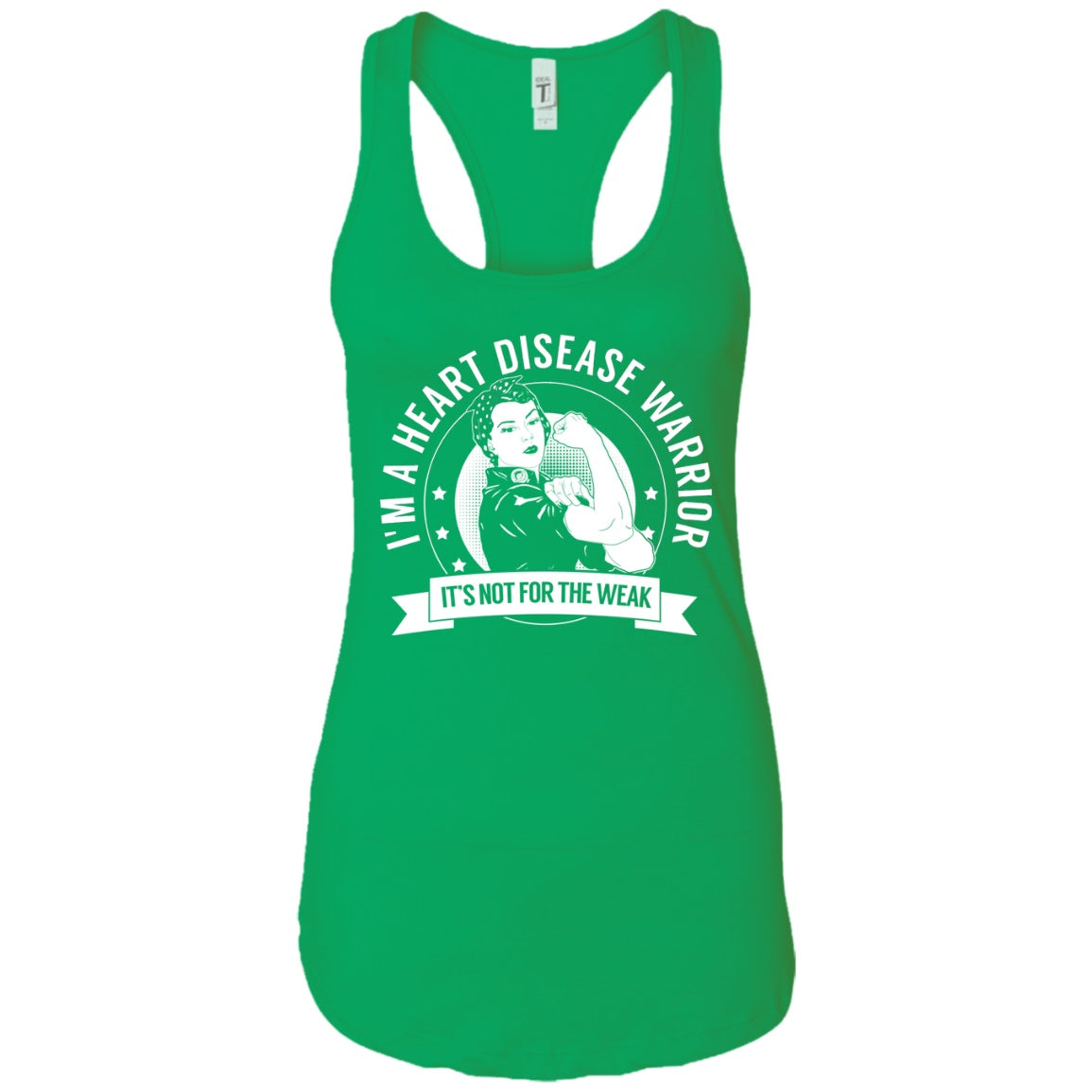 Heart Disease Warrior NFTW Ideal Racerback Tank - The Unchargeables