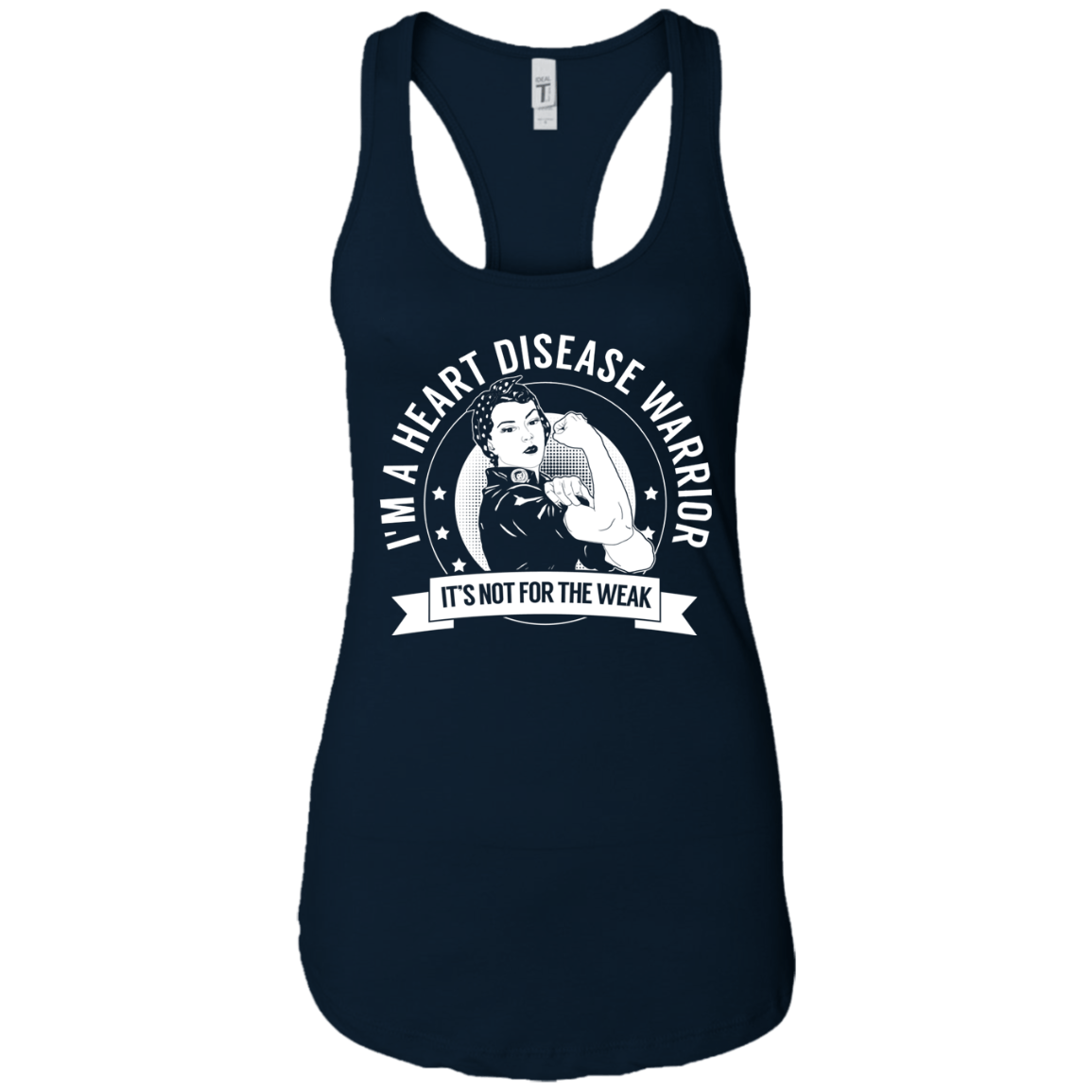 Heart Disease Warrior NFTW Ideal Racerback Tank - The Unchargeables