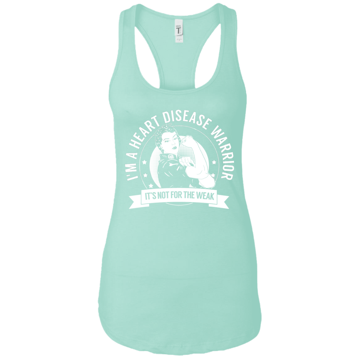 Heart Disease Warrior NFTW Ideal Racerback Tank - The Unchargeables