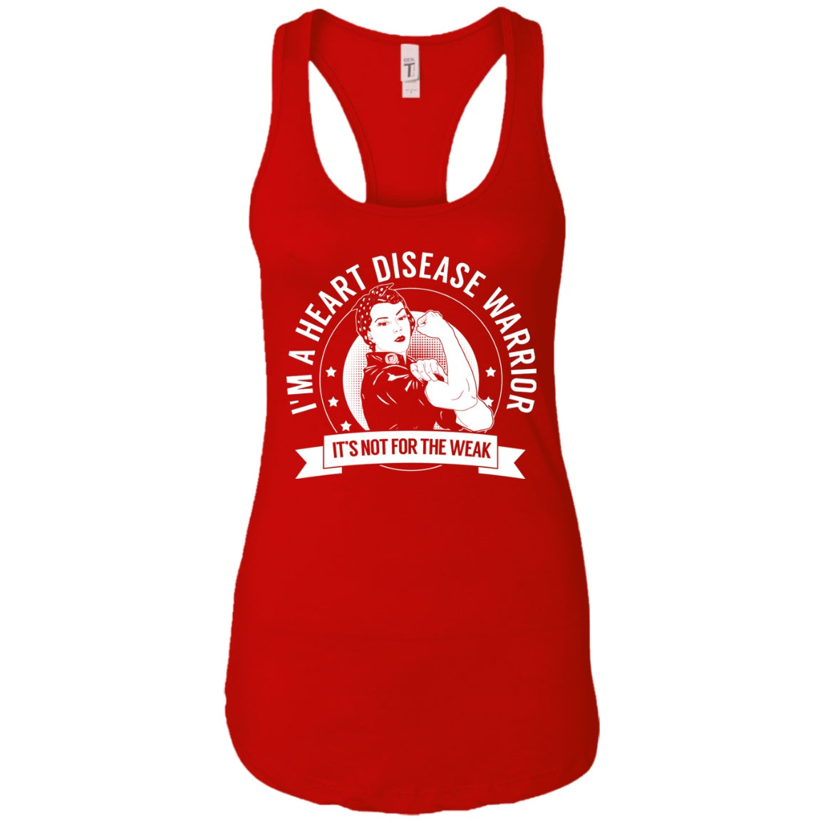 Heart Disease Warrior NFTW Ideal Racerback Tank - The Unchargeables