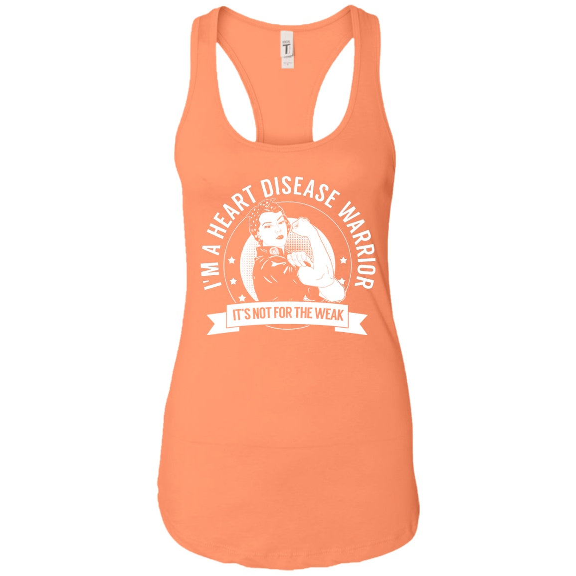 Heart Disease Warrior NFTW Ideal Racerback Tank - The Unchargeables