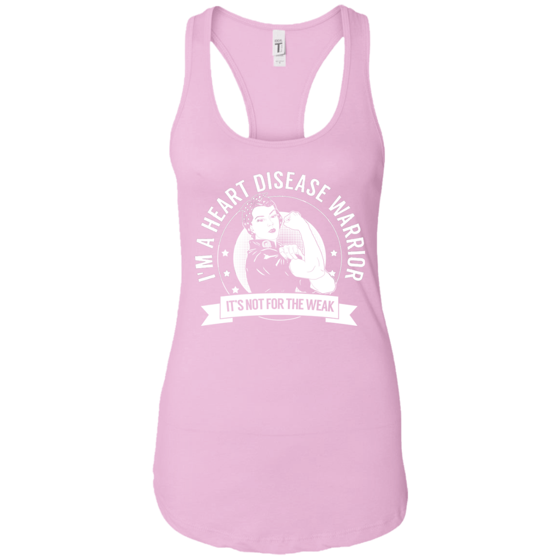 Heart Disease Warrior NFTW Ideal Racerback Tank - The Unchargeables