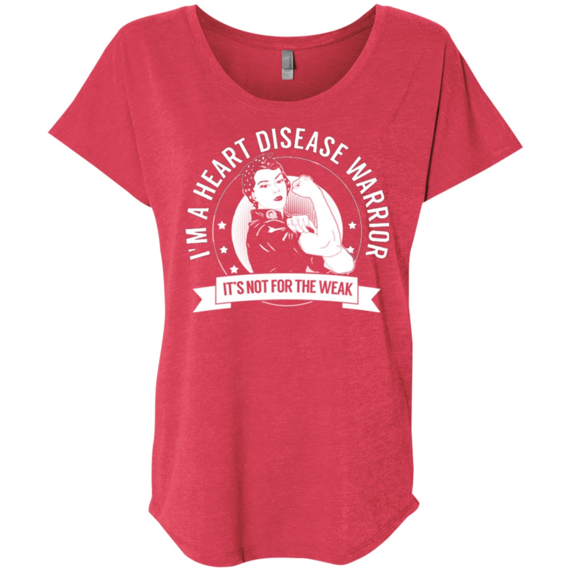 Heart Disease Warrior Not For The Weak Dolman Sleeve - The Unchargeables