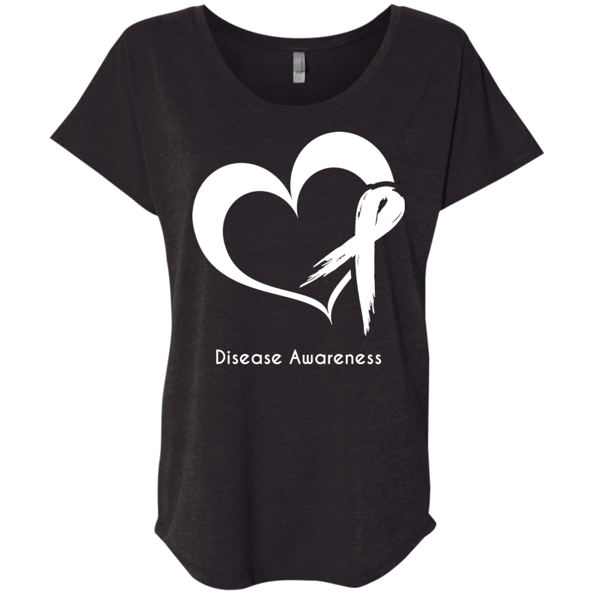 Heart Ribbon Customisable Dolman Sleeve - The Unchargeables