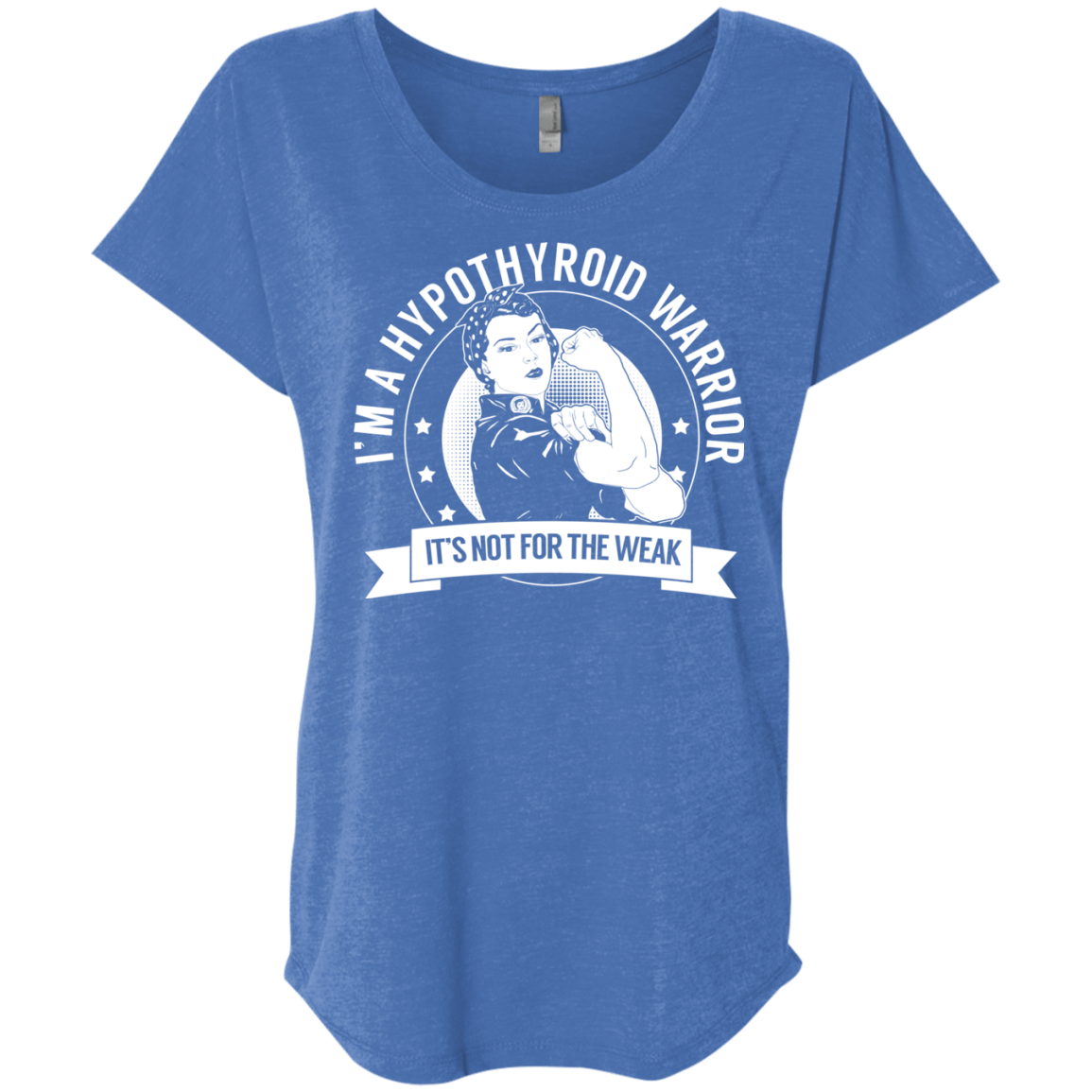 Hypothyroid Warrior Not For The Weak Dolman Sleeve - The Unchargeables