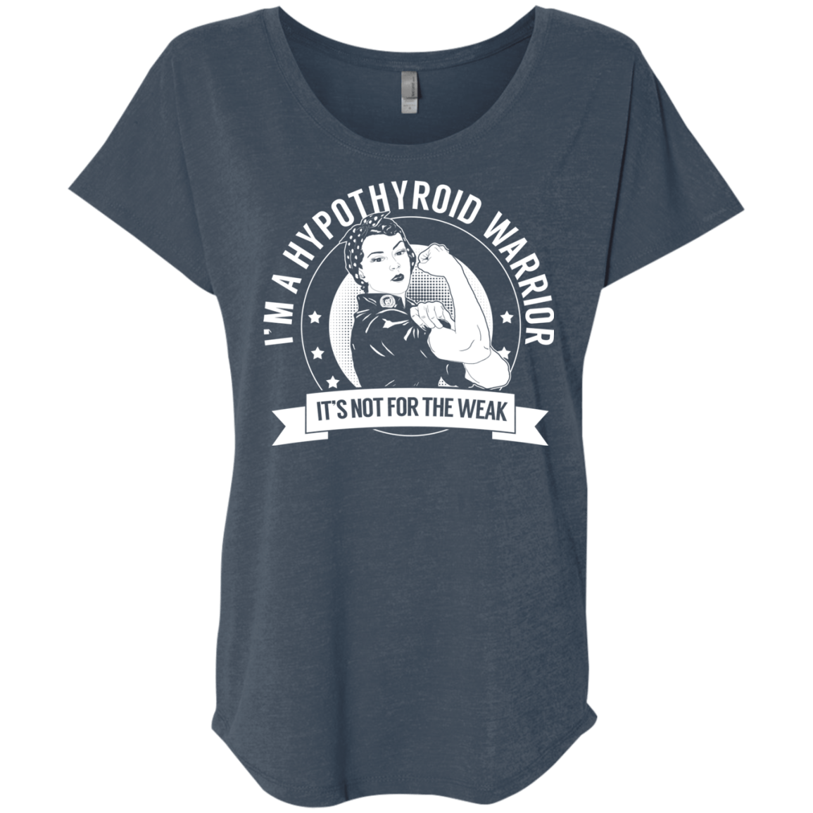 Hypothyroid Warrior Not For The Weak Dolman Sleeve - The Unchargeables