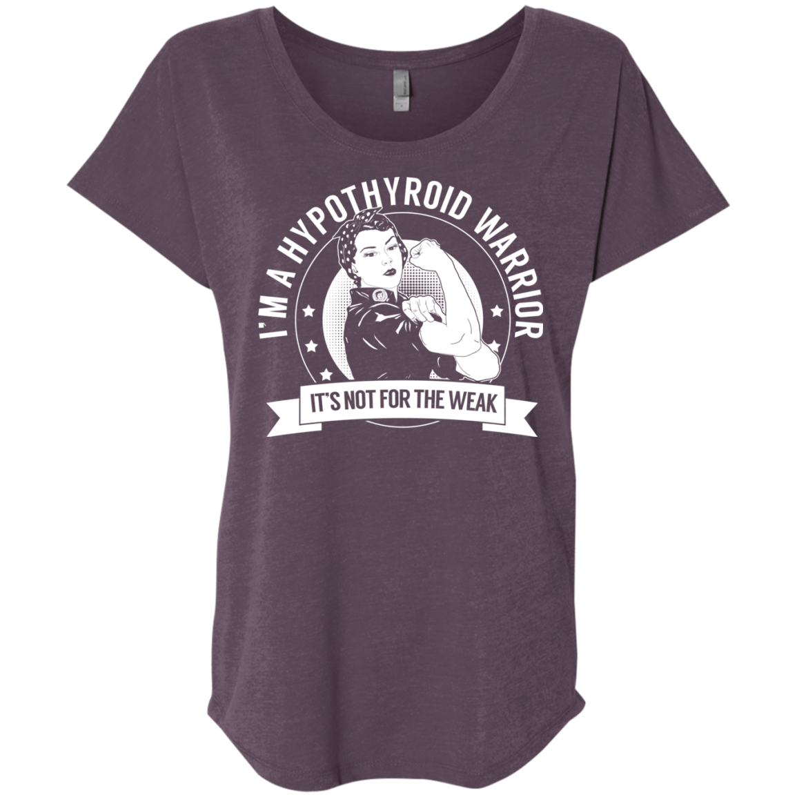 Hypothyroid Warrior Not For The Weak Dolman Sleeve - The Unchargeables