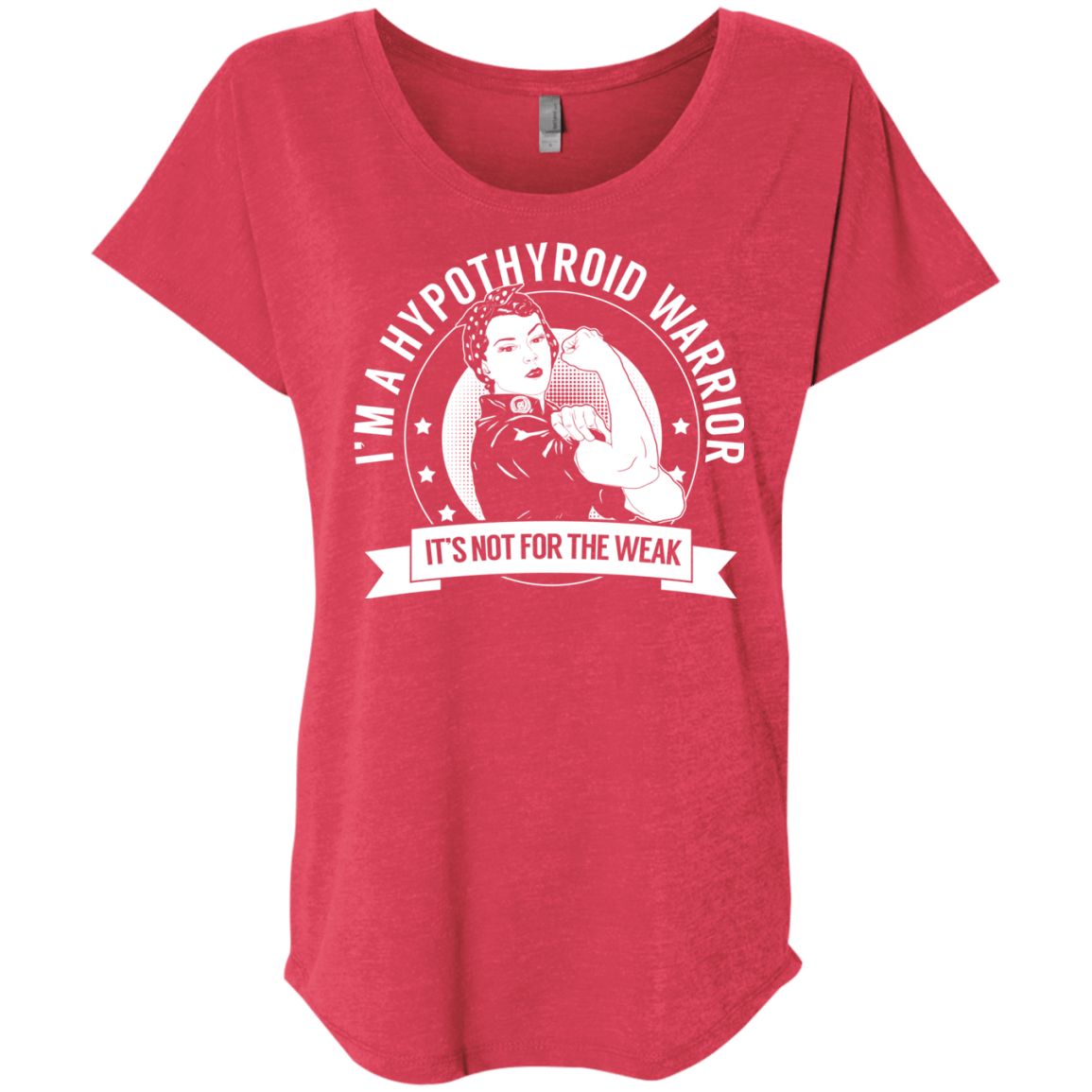 Hypothyroid Warrior Not For The Weak Dolman Sleeve - The Unchargeables