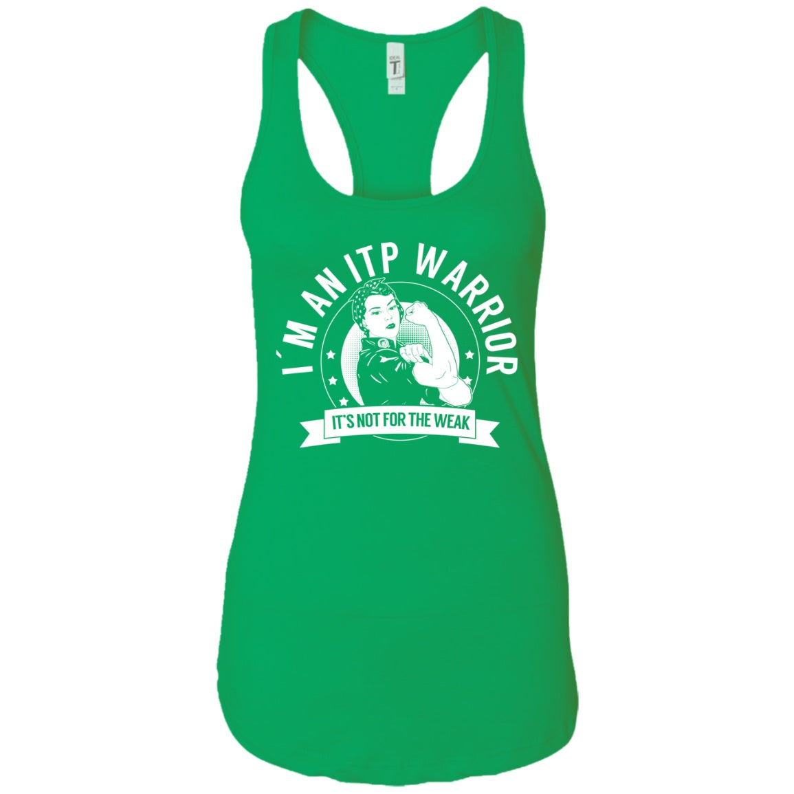 Immune Thrombocytopenic Purpura - ITP Warrior NFTW Ideal Racerback Tank - The Unchargeables