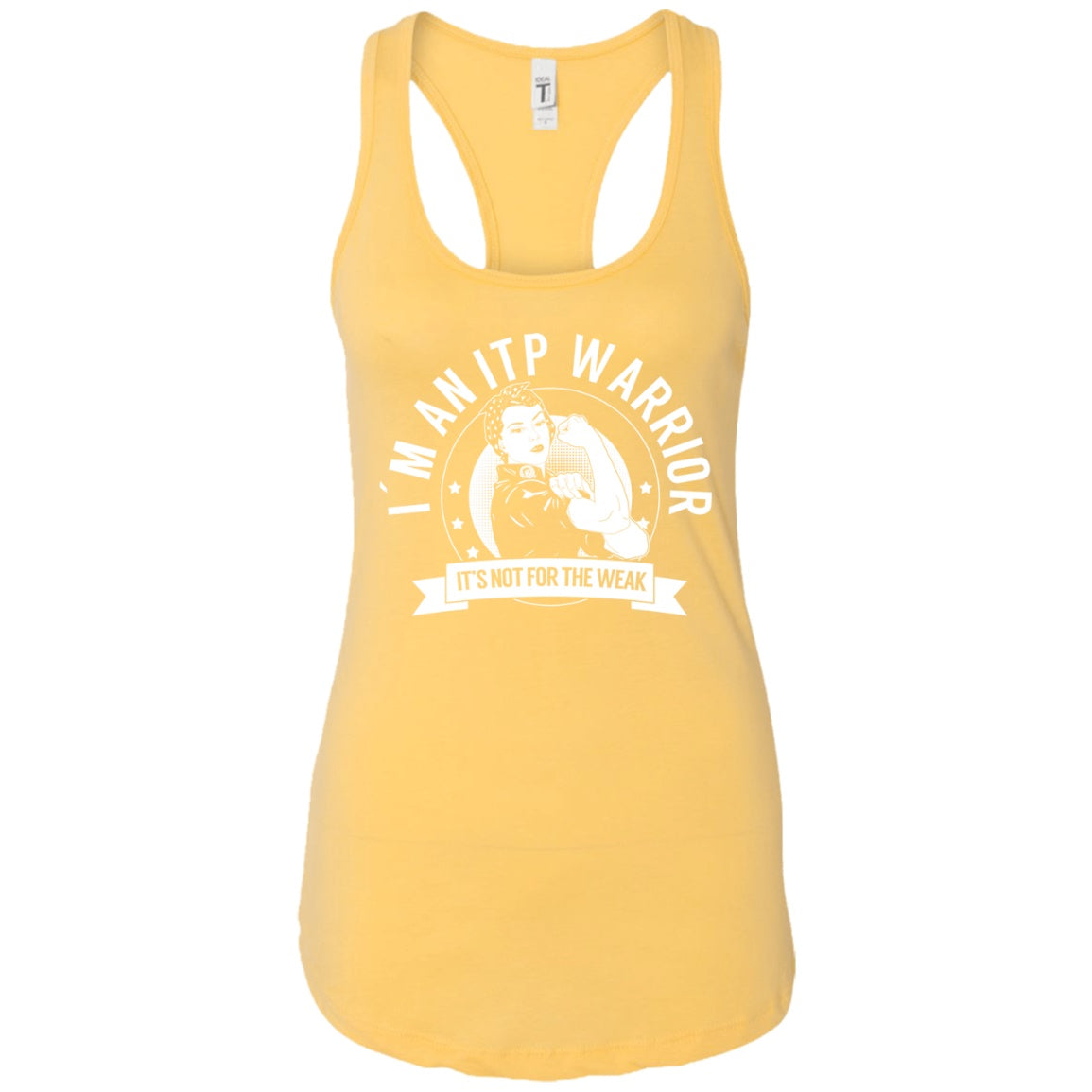 Immune Thrombocytopenic Purpura - ITP Warrior NFTW Ideal Racerback Tank - The Unchargeables