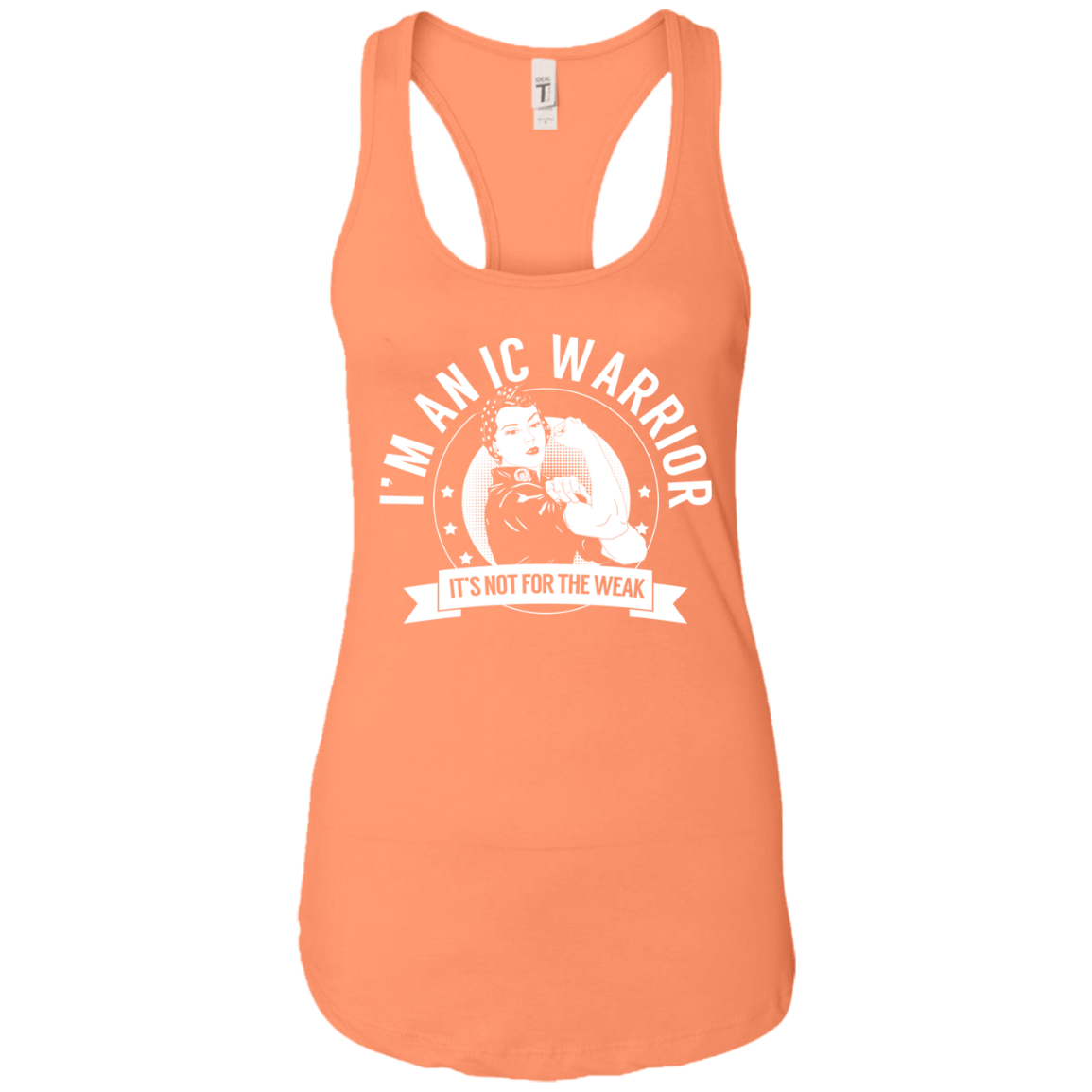 Interstitial Cystitis - IC Warrior NFTW Ideal Racerback Tank - The Unchargeables