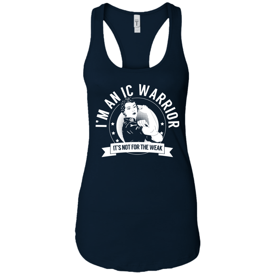 Interstitial Cystitis - IC Warrior NFTW Ideal Racerback Tank - The Unchargeables