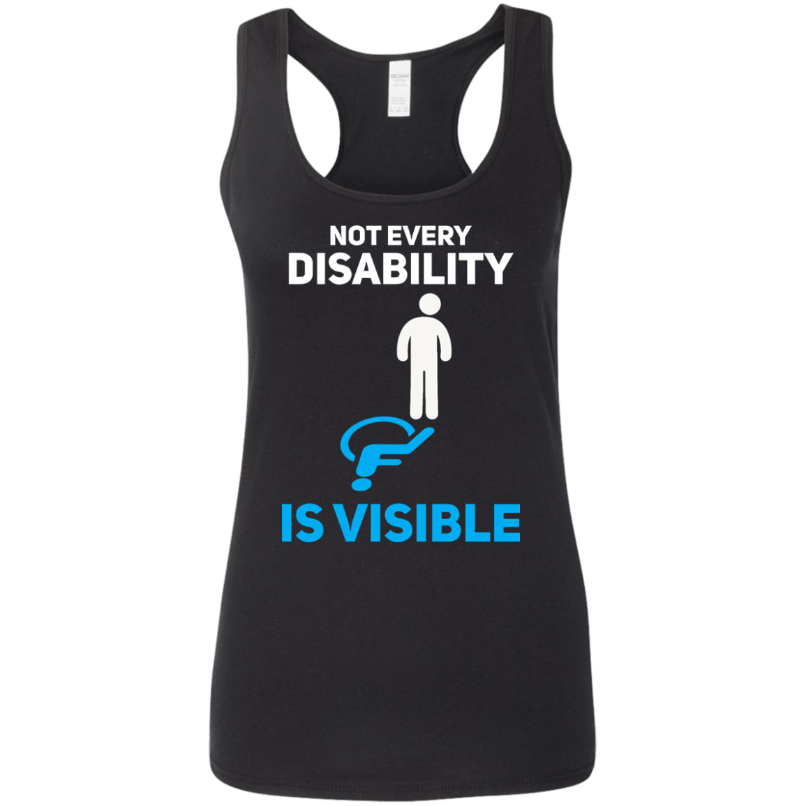 Invisible Disability Racerback Tank - The Unchargeables