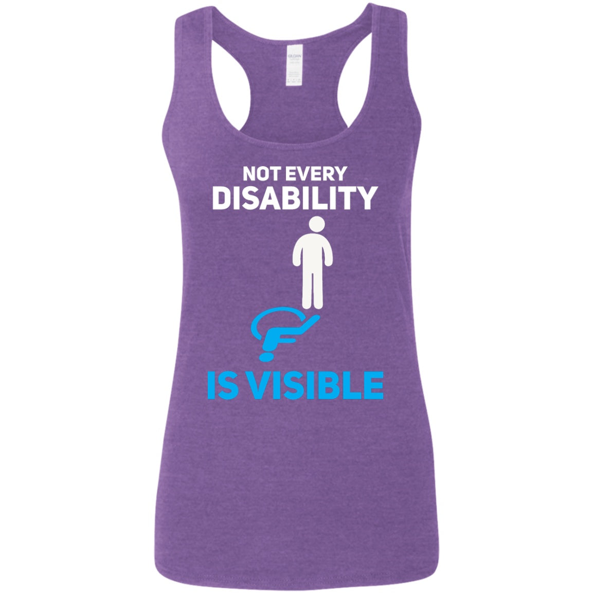 Invisible Disability Racerback Tank - The Unchargeables