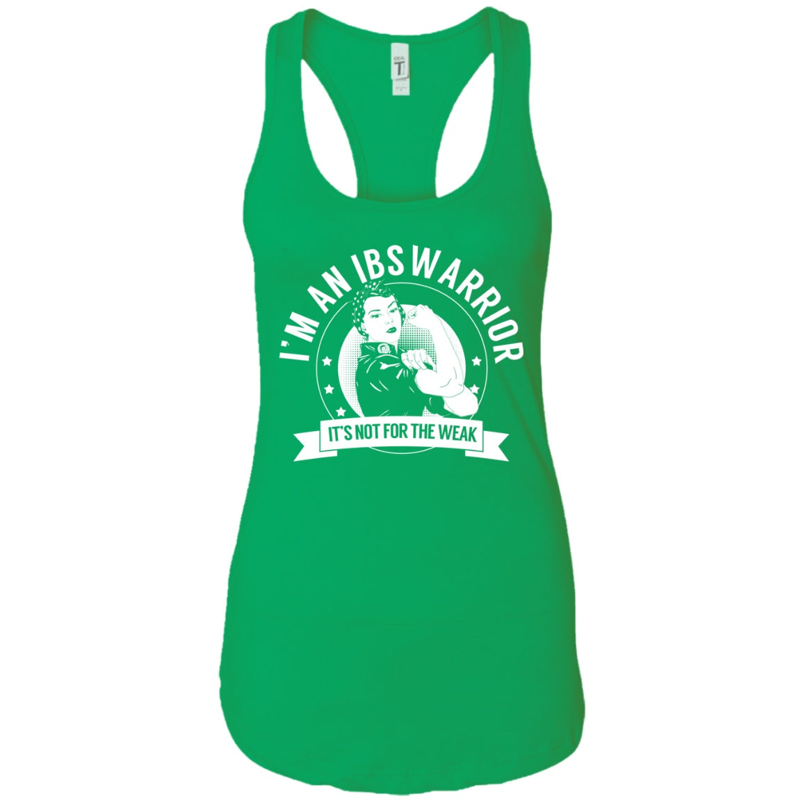 Irritable Bowel Syndrome - IBS Warrior NFTW Ideal Racerback Tank - The Unchargeables