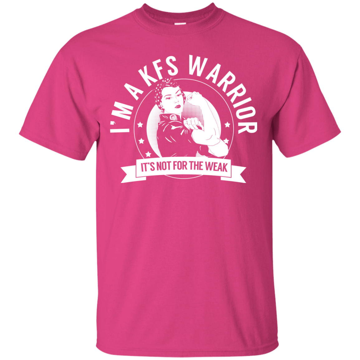 Klippel-Feil Syndrome - KFS Warrior Not For The Weak Cotton T-Shirt - The Unchargeables