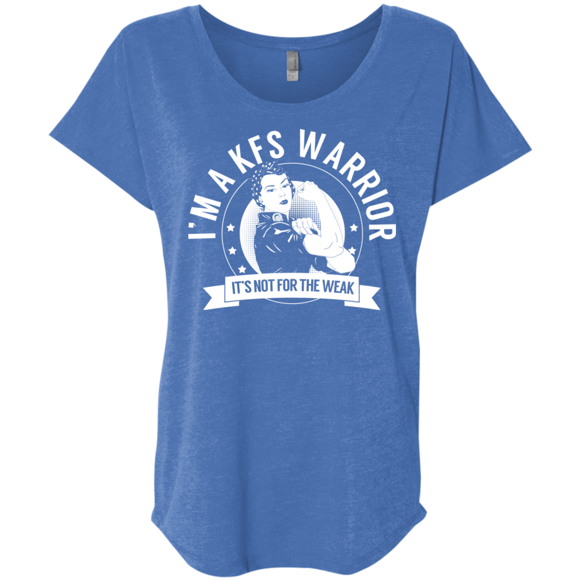 Klippel-Feil Syndrome - KFS Warrior Not For The Weak Dolman Sleeve - The Unchargeables