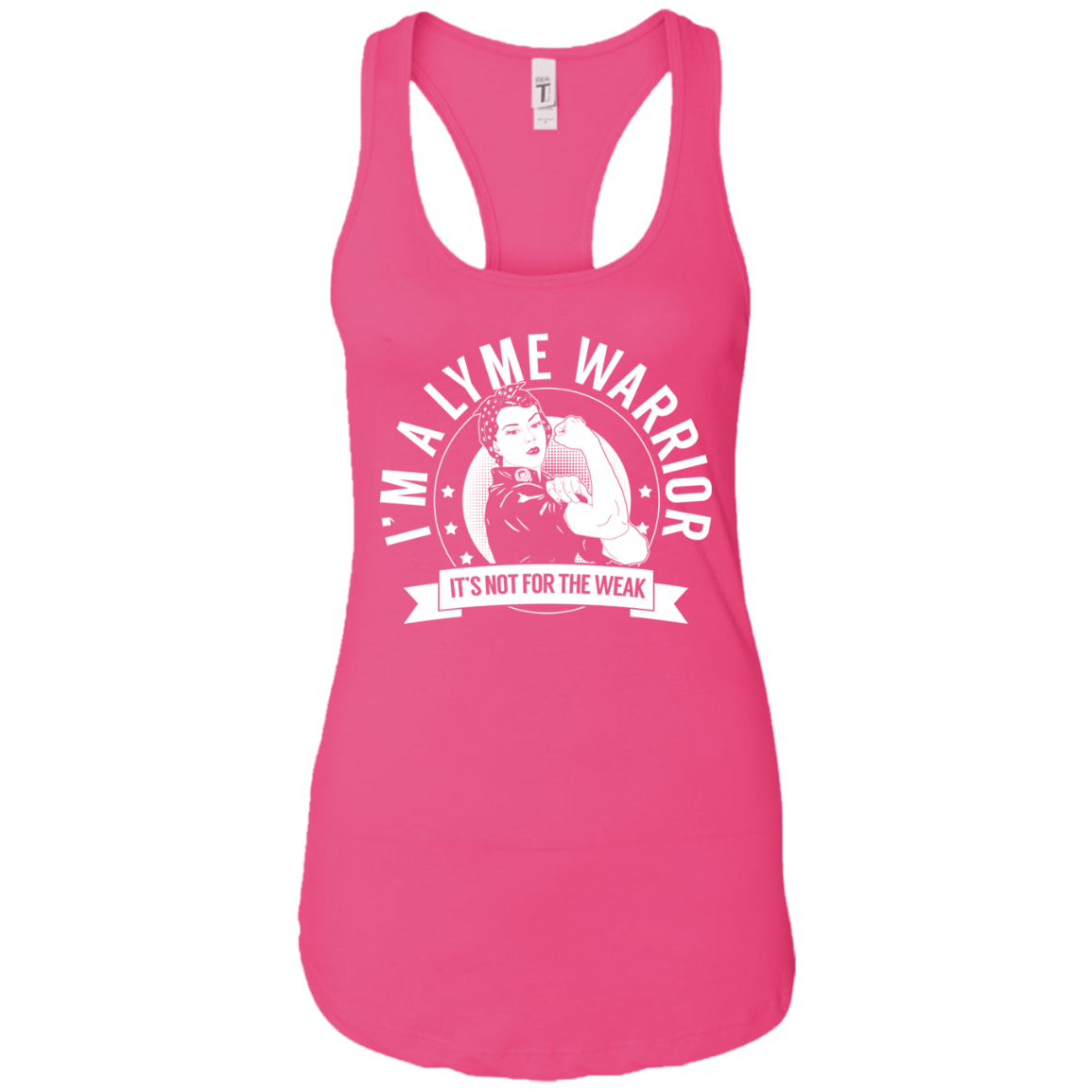 Lyme Disease - Lyme Warrior NFTW Ideal Racerback Tank - The Unchargeables