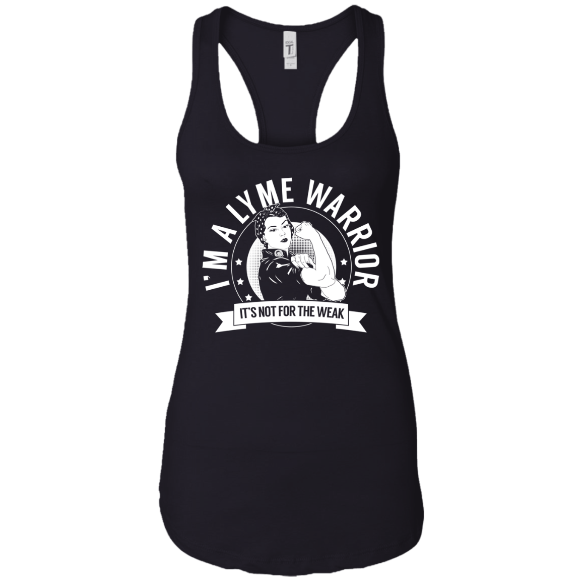 Lyme Disease - Lyme Warrior NFTW Ideal Racerback Tank - The Unchargeables