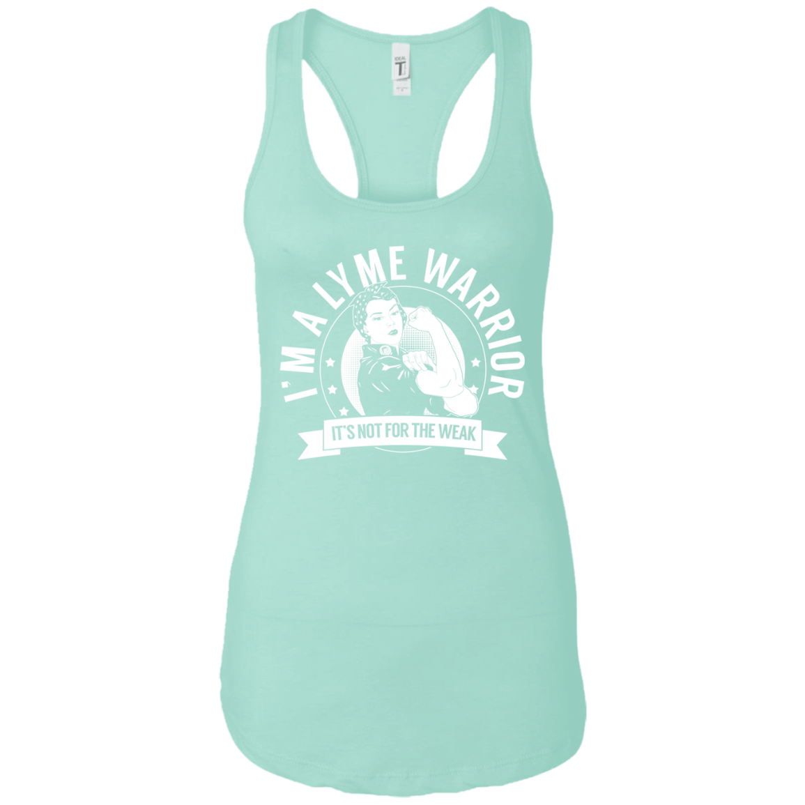 Lyme Disease - Lyme Warrior NFTW Ideal Racerback Tank - The Unchargeables