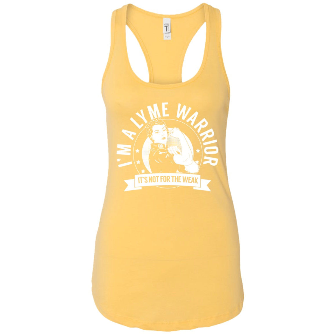 Lyme Disease - Lyme Warrior NFTW Ideal Racerback Tank - The Unchargeables