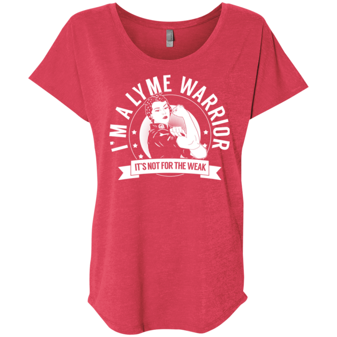 Lyme Disease - Lyme Warrior Not For The Weak Dolman Sleeve - The Unchargeables