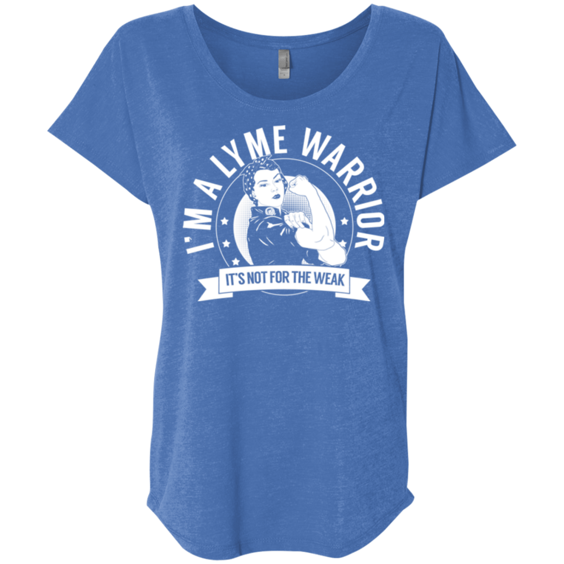 Lyme Disease - Lyme Warrior Not For The Weak Dolman Sleeve - The Unchargeables