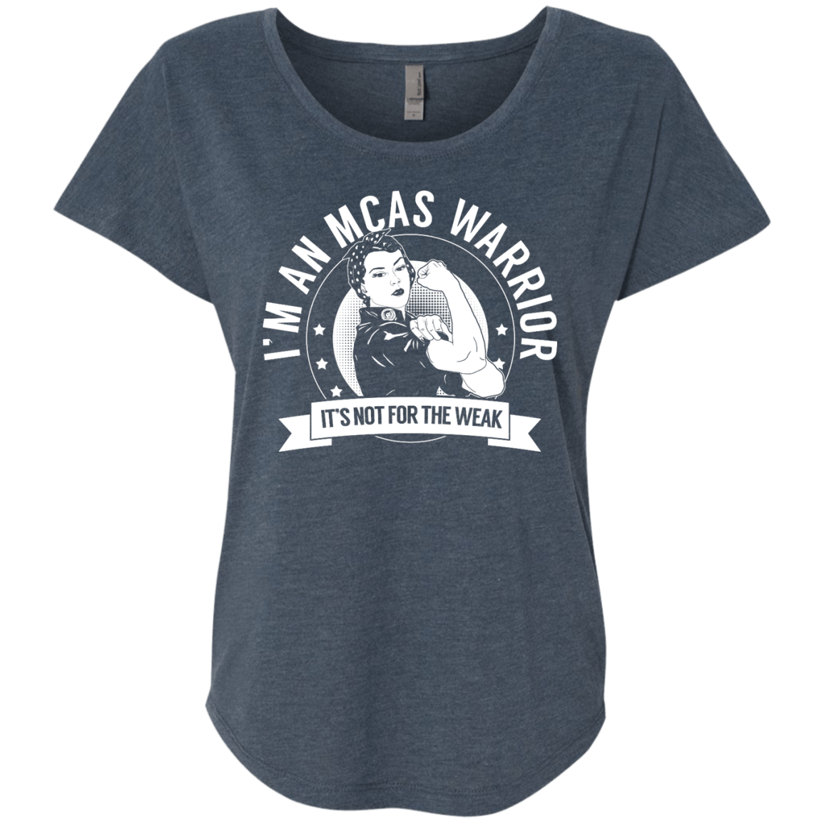 Mast Cell Activation Syndrome - MCAS Warrior Not For The Weak Dolman Sleeve - The Unchargeables