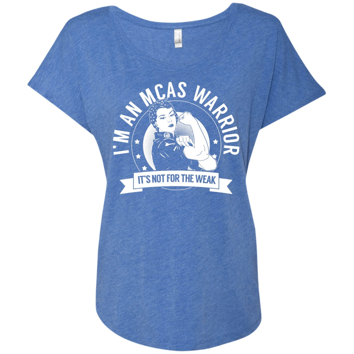 Mast Cell Activation Syndrome - MCAS Warrior Not For The Weak Dolman Sleeve - The Unchargeables