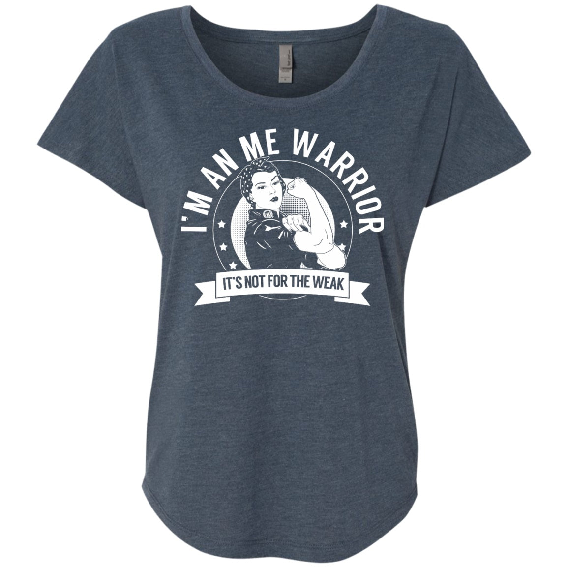 Myalgic Encephalomyelitis - ME Warrior Not for the Weak Dolman Sleeve - The Unchargeables