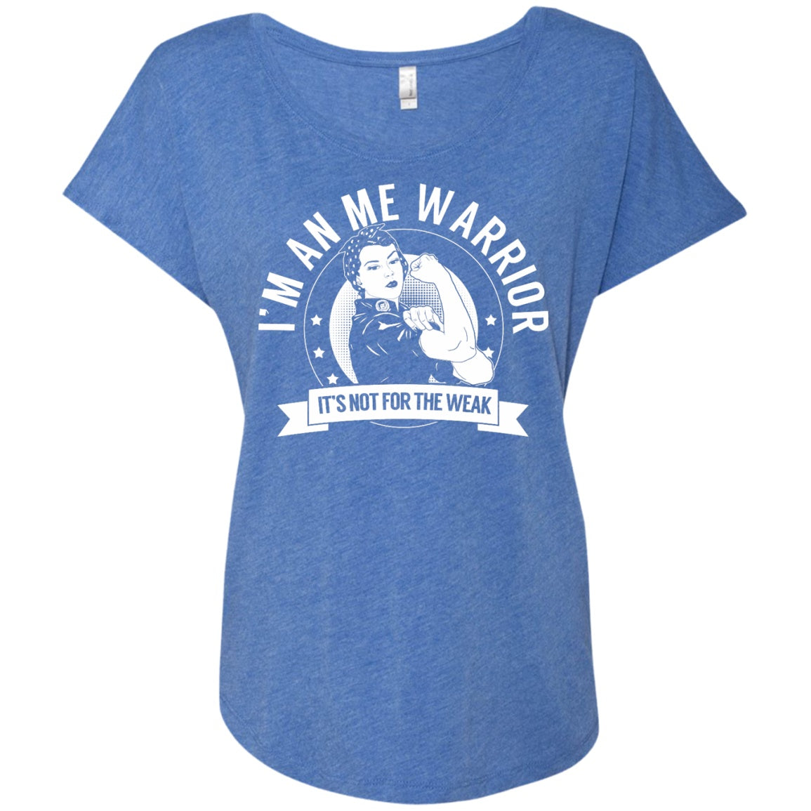 Myalgic Encephalomyelitis - ME Warrior Not for the Weak Dolman Sleeve - The Unchargeables