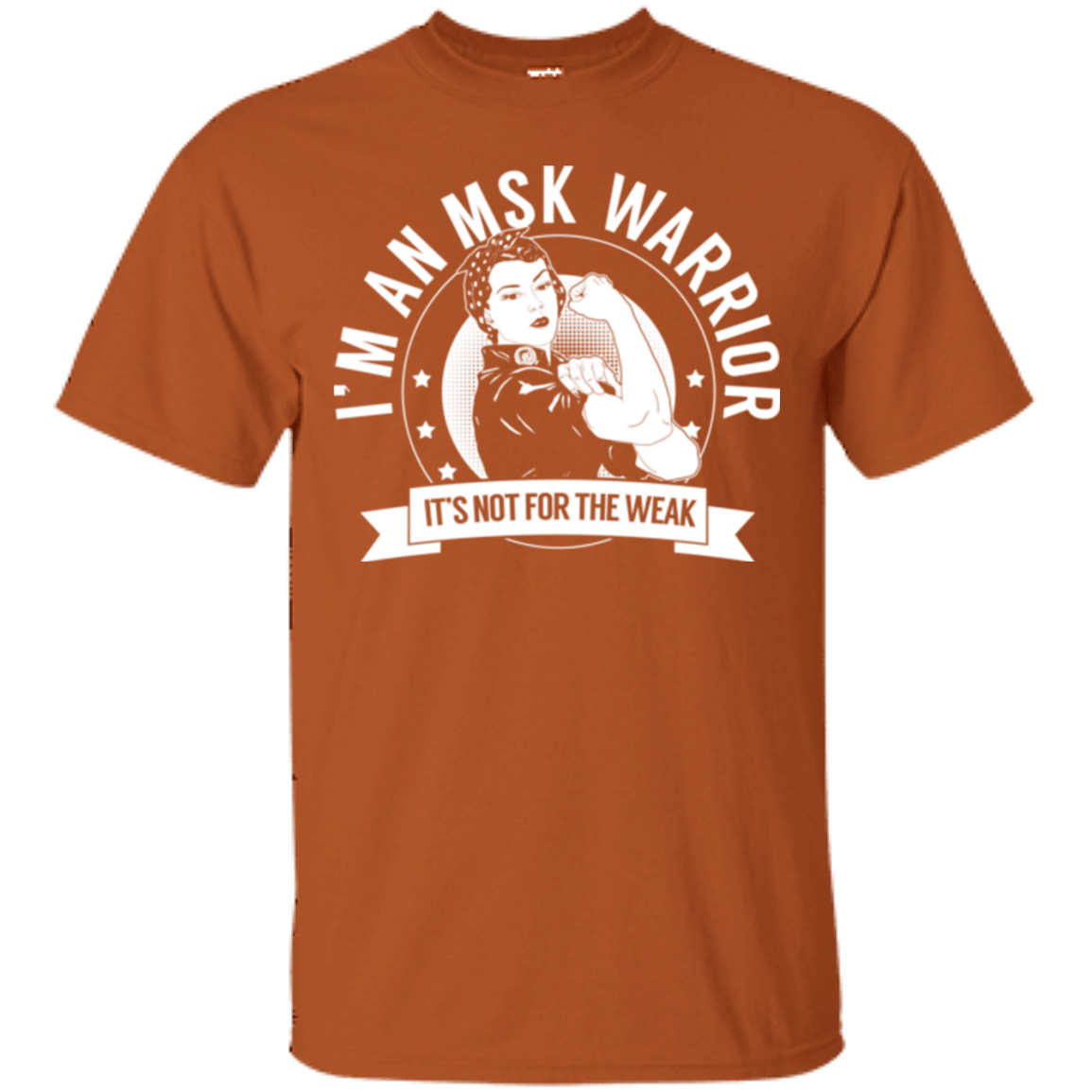 Medullary Sponge Kidney - MSK Warrior Not For The Weak Cotton T-Shirt - The Unchargeables