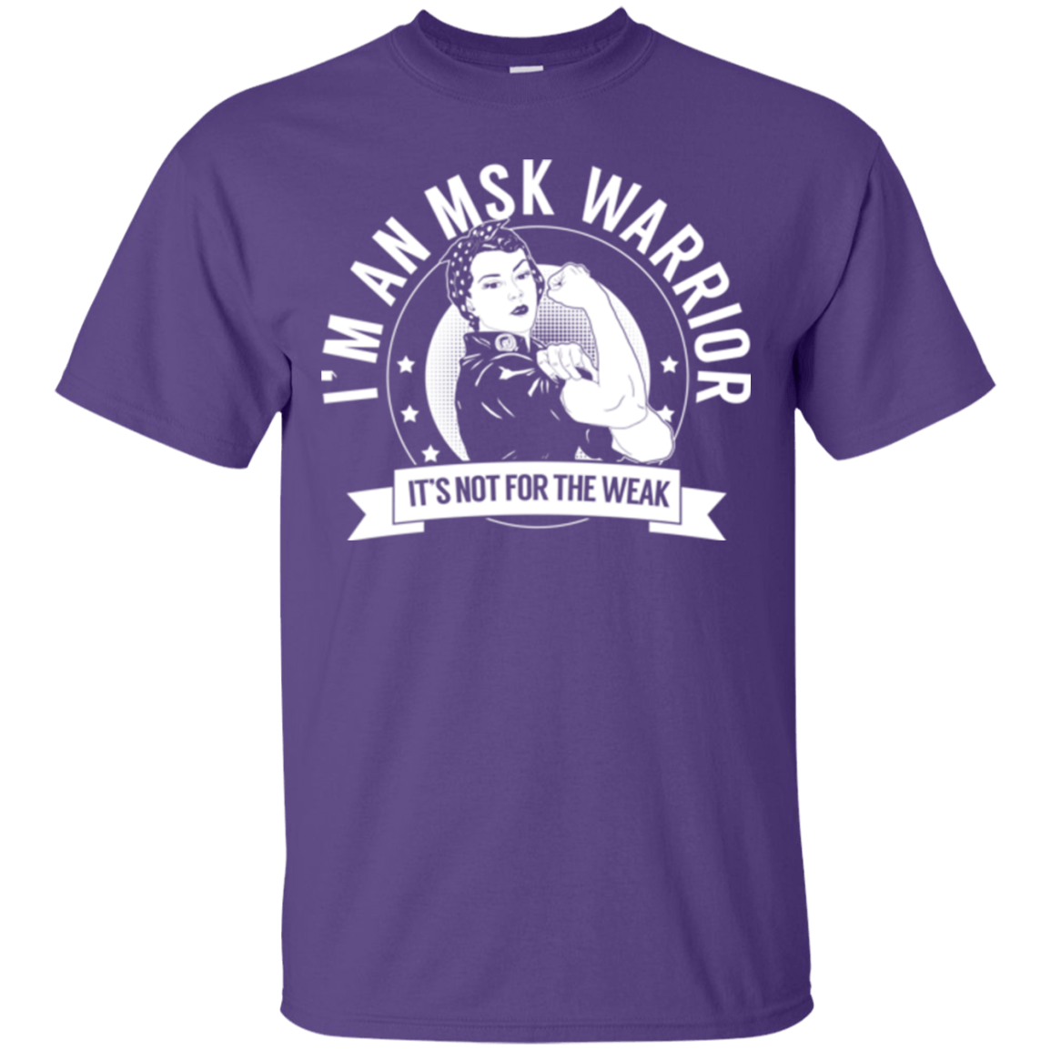 Medullary Sponge Kidney - MSK Warrior Not For The Weak Cotton T-Shirt - The Unchargeables