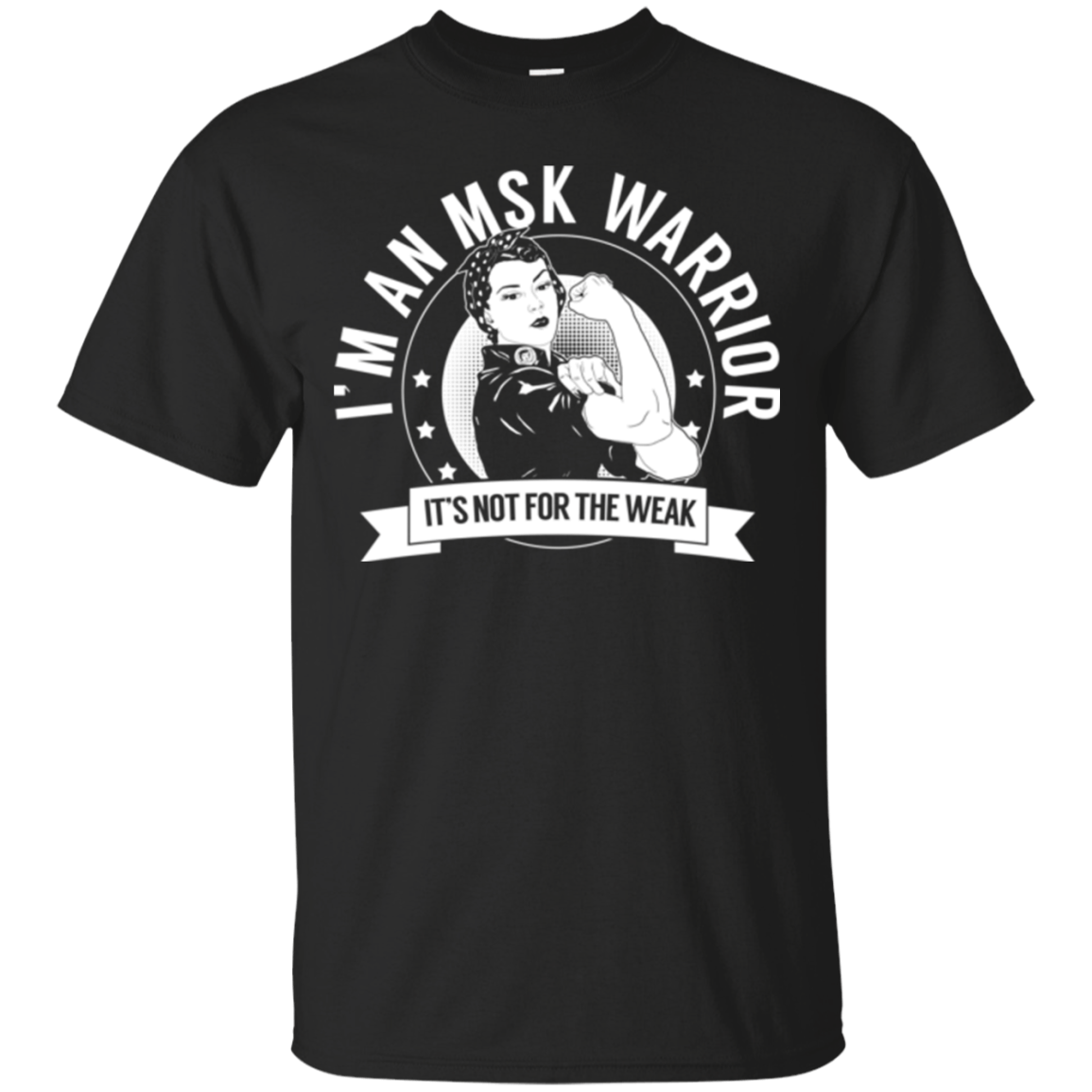 Medullary Sponge Kidney - MSK Warrior Not For The Weak Cotton T-Shirt - The Unchargeables