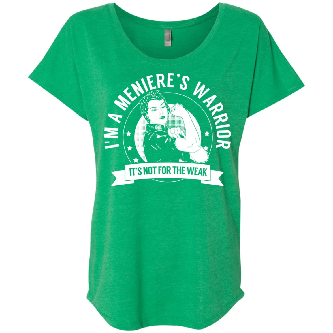 Meniere&#39;s Disease - Meniere’s Warrior NFTW Dolman Sleeve - The Unchargeables