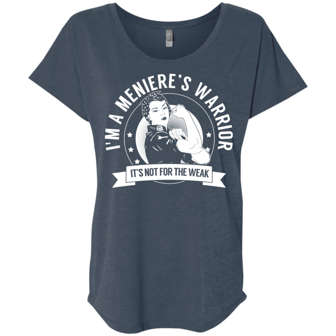 Meniere&#39;s Disease - Meniere’s Warrior NFTW Dolman Sleeve - The Unchargeables