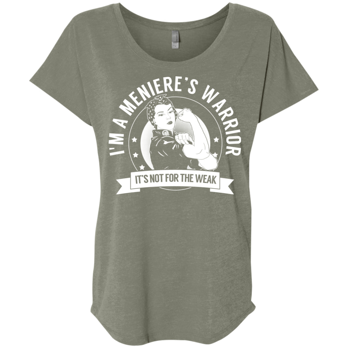 Meniere&#39;s Disease - Meniere’s Warrior NFTW Dolman Sleeve - The Unchargeables