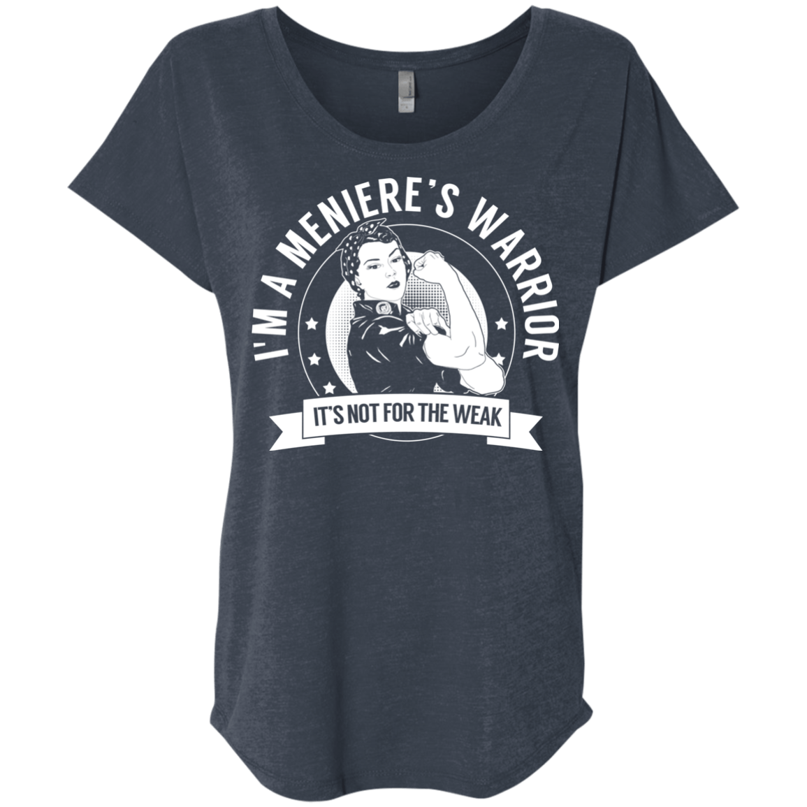 Meniere&#39;s Disease - Meniere’s Warrior NFTW Dolman Sleeve - The Unchargeables