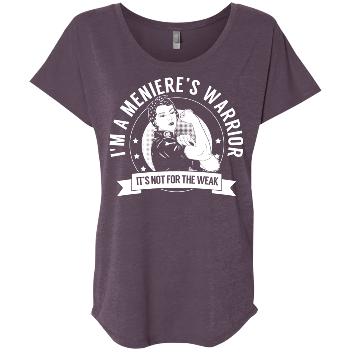 Meniere&#39;s Disease - Meniere’s Warrior NFTW Dolman Sleeve - The Unchargeables