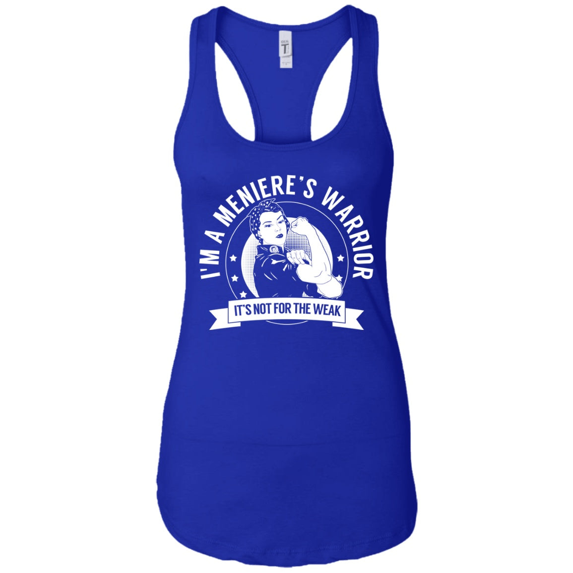 Meniere&#39;s Disease - Meniere&#39;s Warrior NFTW Ideal Racerback Tank - The Unchargeables