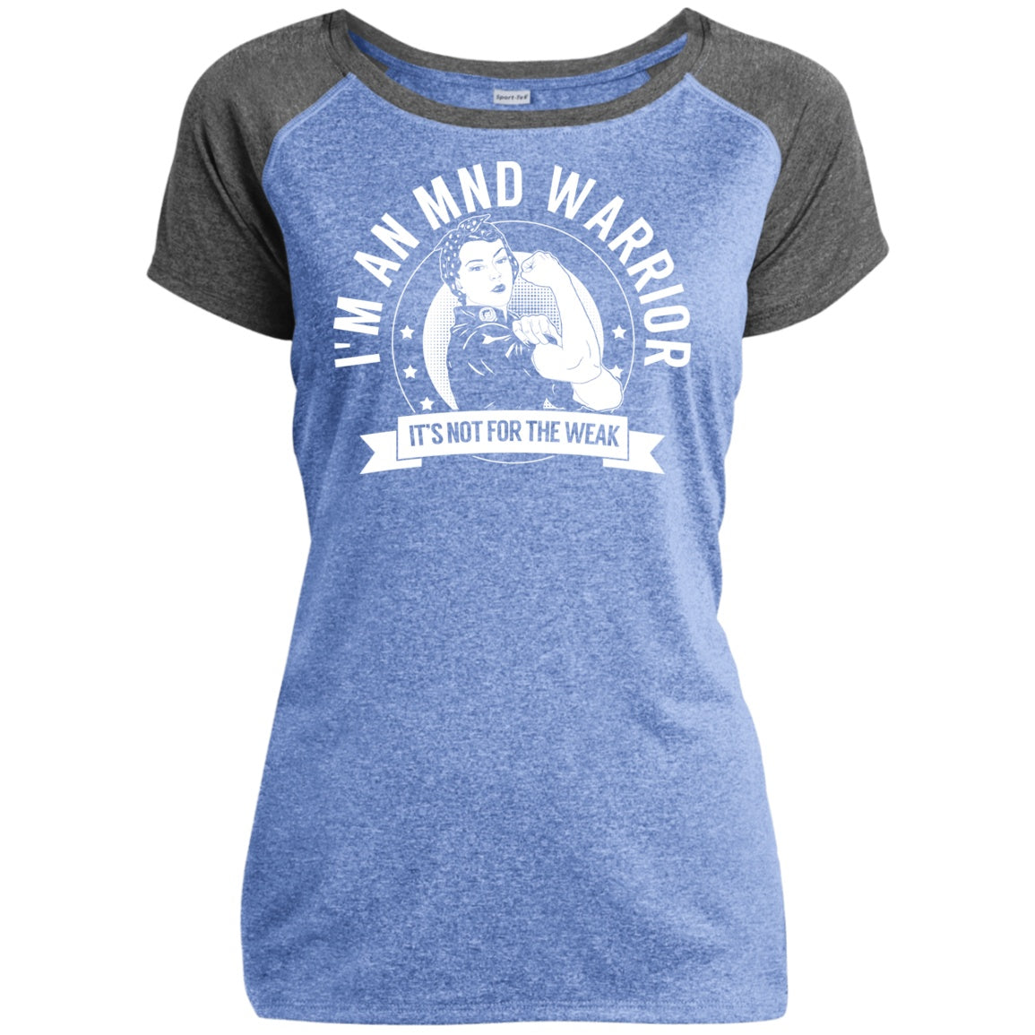 Motor Neurone Disease - MND Warrior NFTW Heather Performance T-Shirt - The Unchargeables