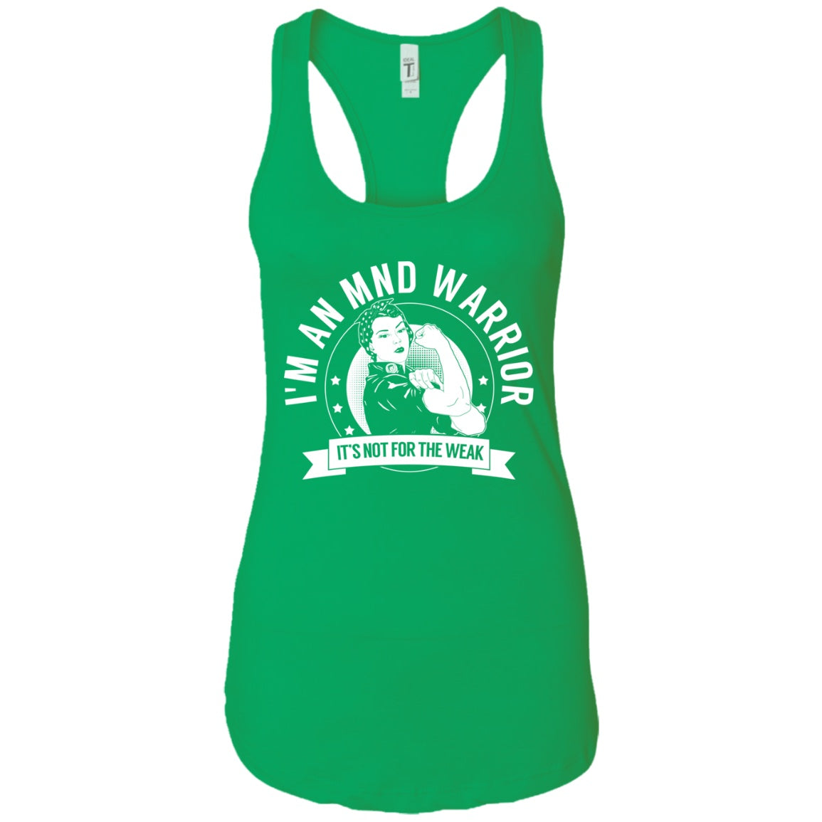 Motor Neurone Disease - MND Warrior NFTW Ideal Racerback Tank - The Unchargeables