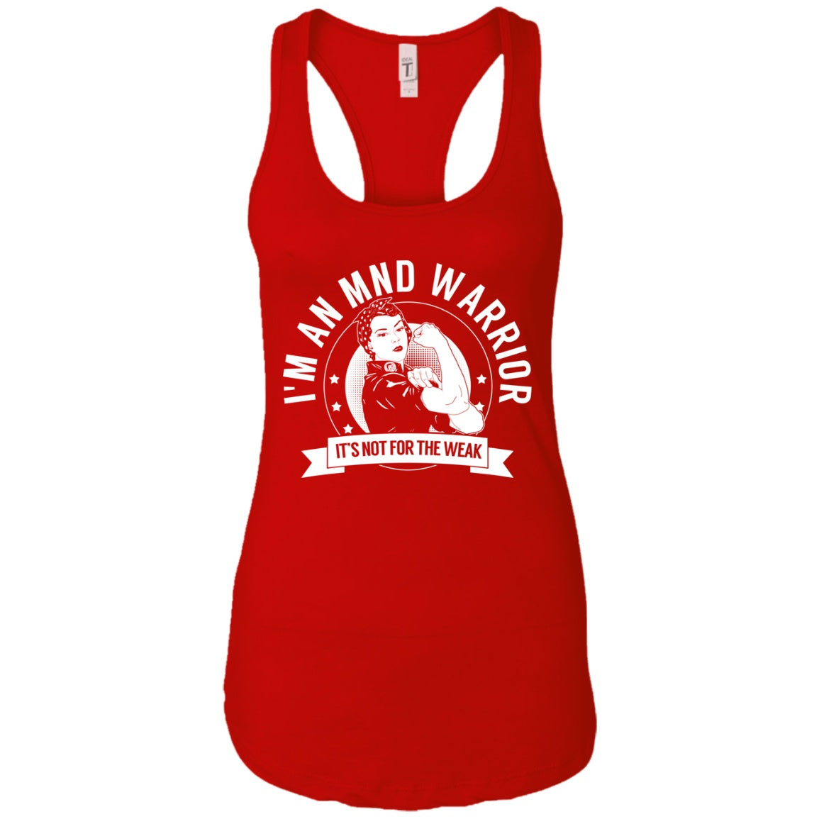 Motor Neurone Disease - MND Warrior NFTW Ideal Racerback Tank - The Unchargeables