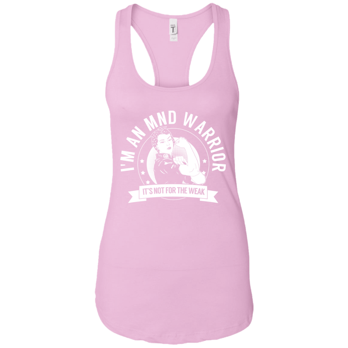 Motor Neurone Disease - MND Warrior NFTW Ideal Racerback Tank - The Unchargeables