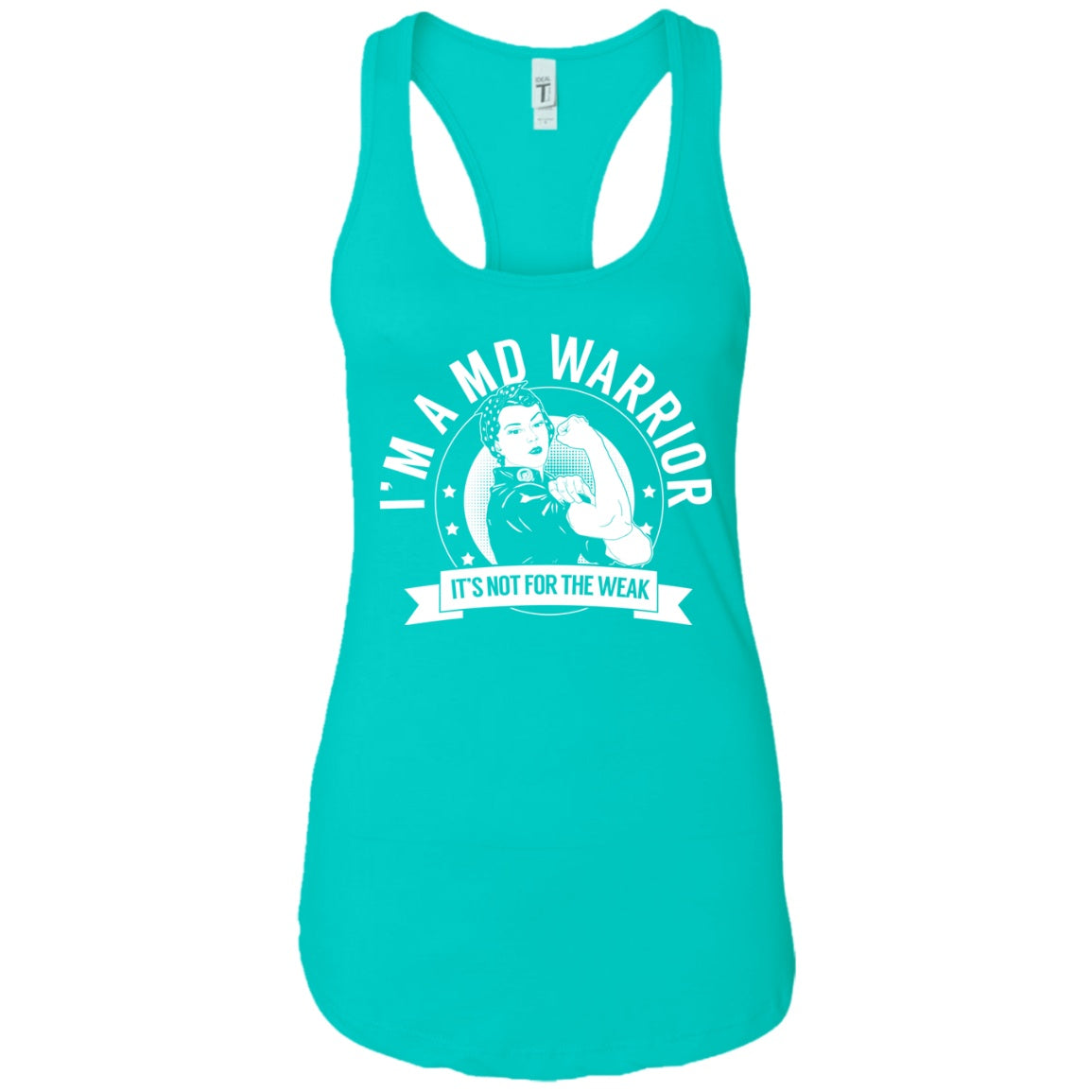 Muscular Dystrophy - MD Warrior NFTW Ideal Racerback Tank - The Unchargeables