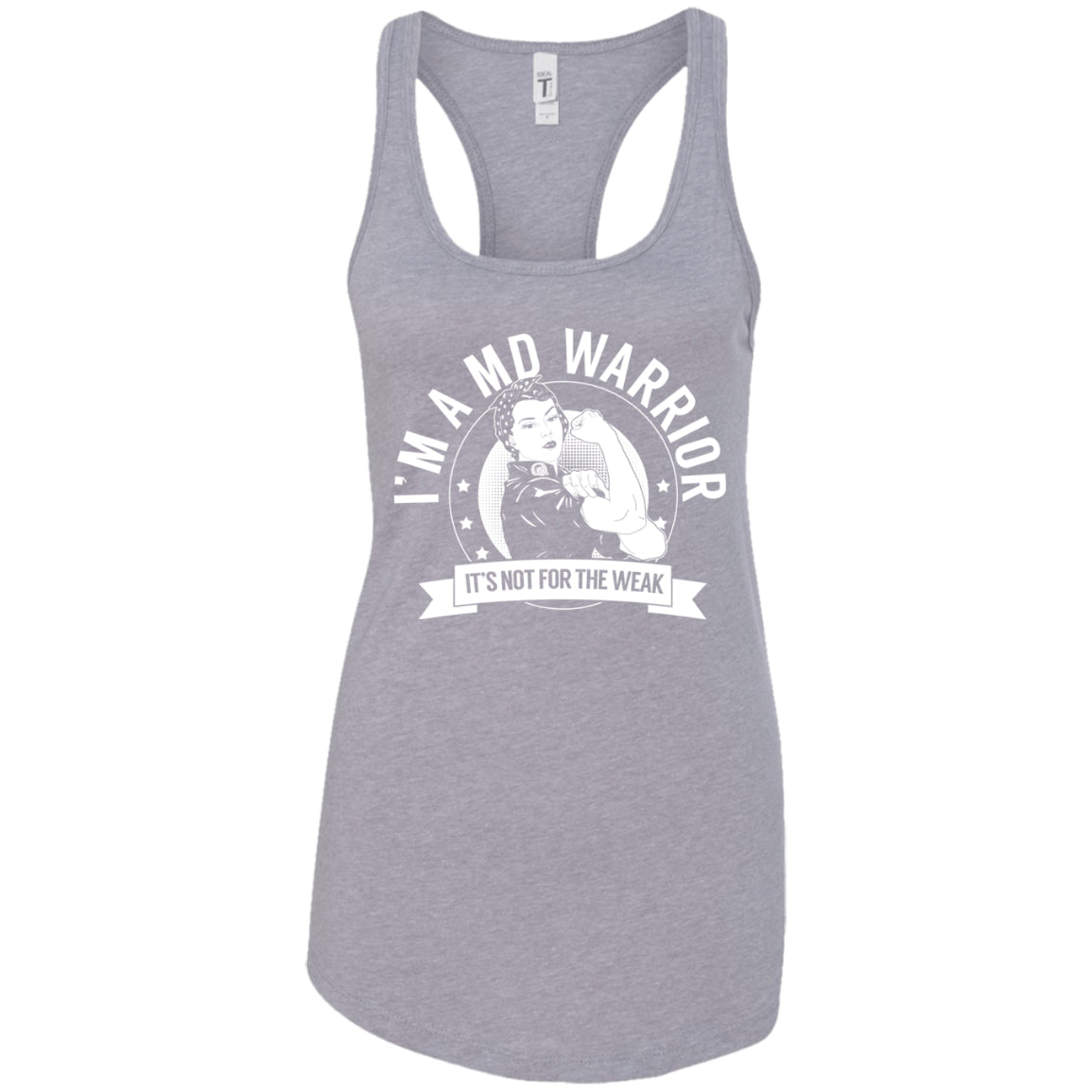 Muscular Dystrophy - MD Warrior NFTW Ideal Racerback Tank - The Unchargeables