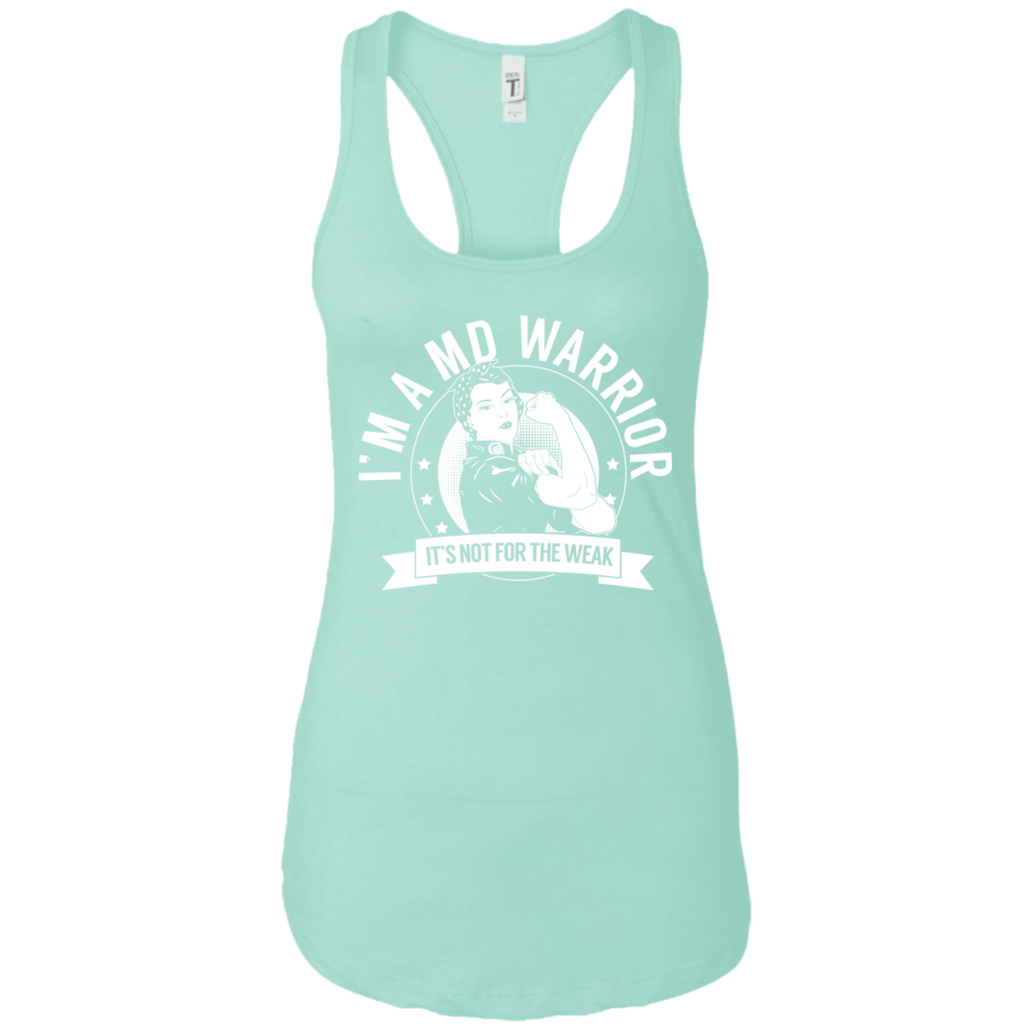 Muscular Dystrophy - MD Warrior NFTW Ideal Racerback Tank - The Unchargeables